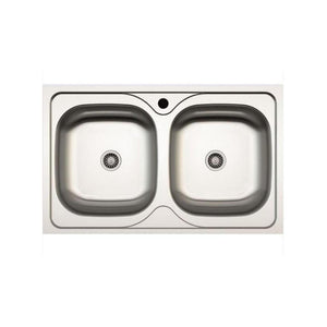 APELL OHN862IPC OCEANO Lavello 2 vasche 86x50cm Acciaio inox