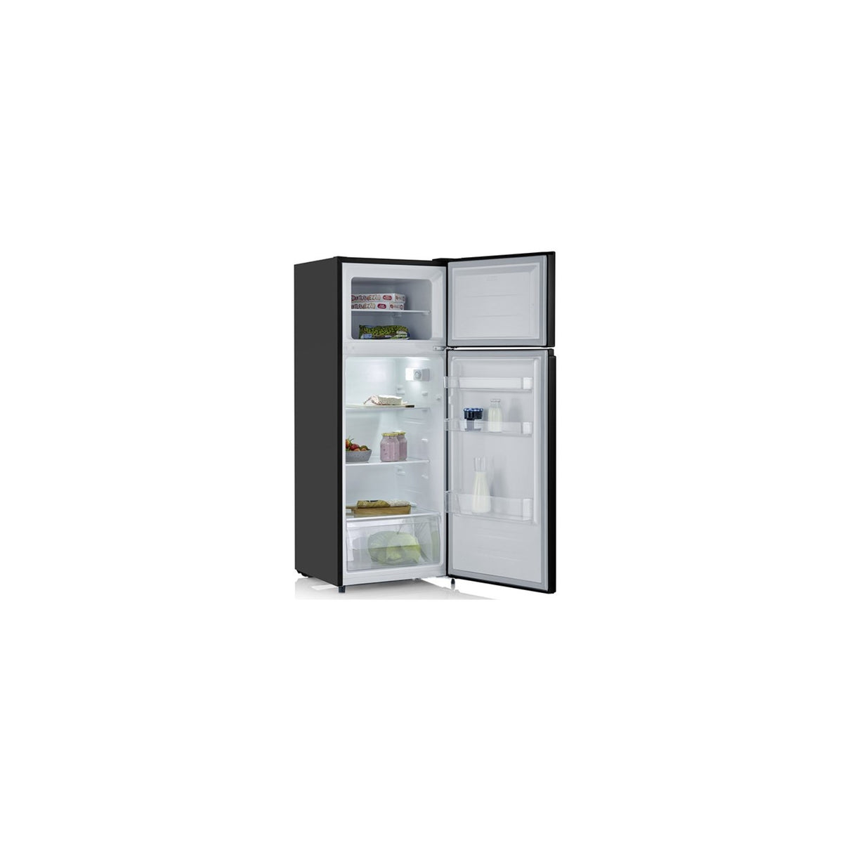 Severin DT 8762 Frigorifero doppia porta 206LT Classe E Nero