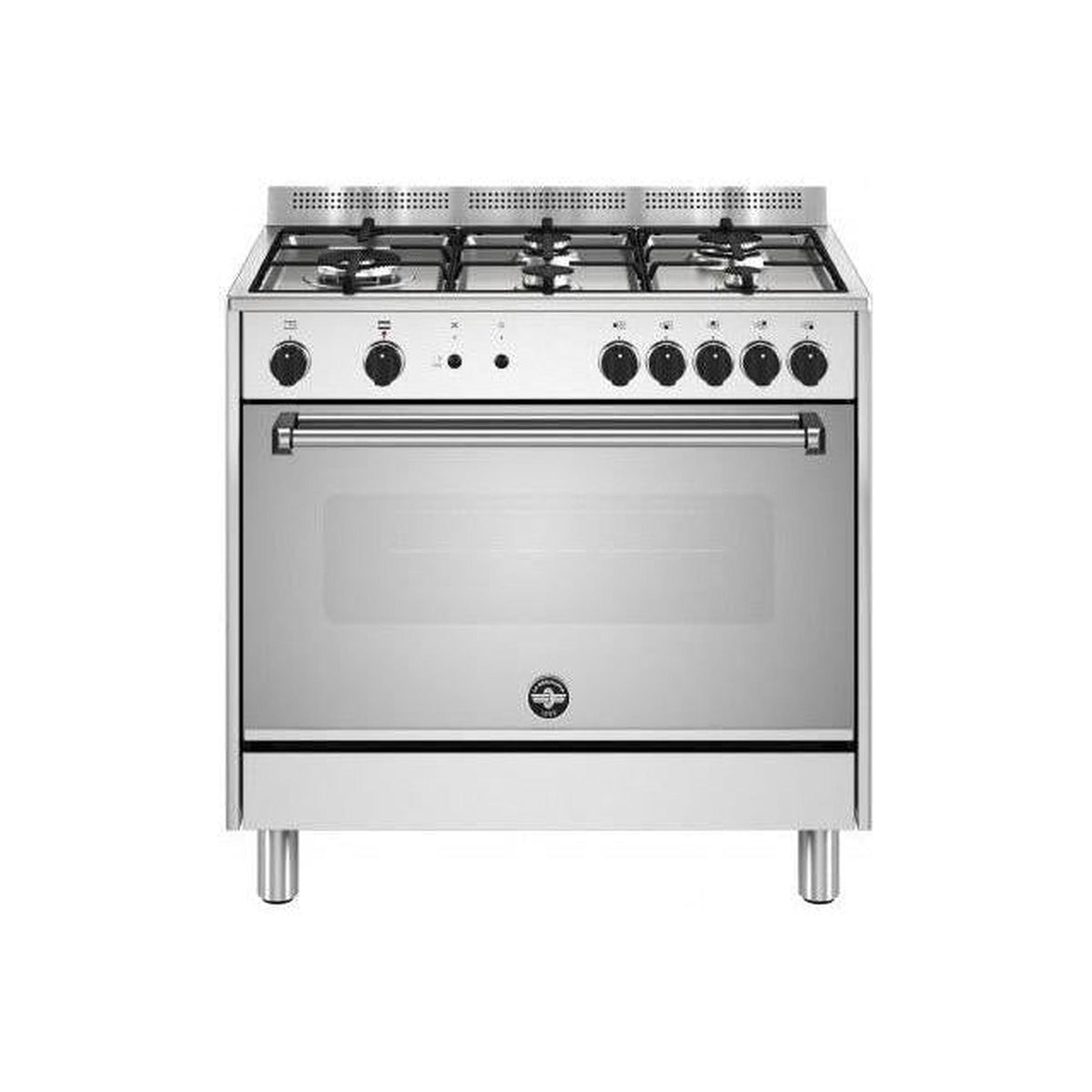 LA GERMANIA AMN965LGXV/24 Cucina a gas 90x60 con Forno a Gas - Inox