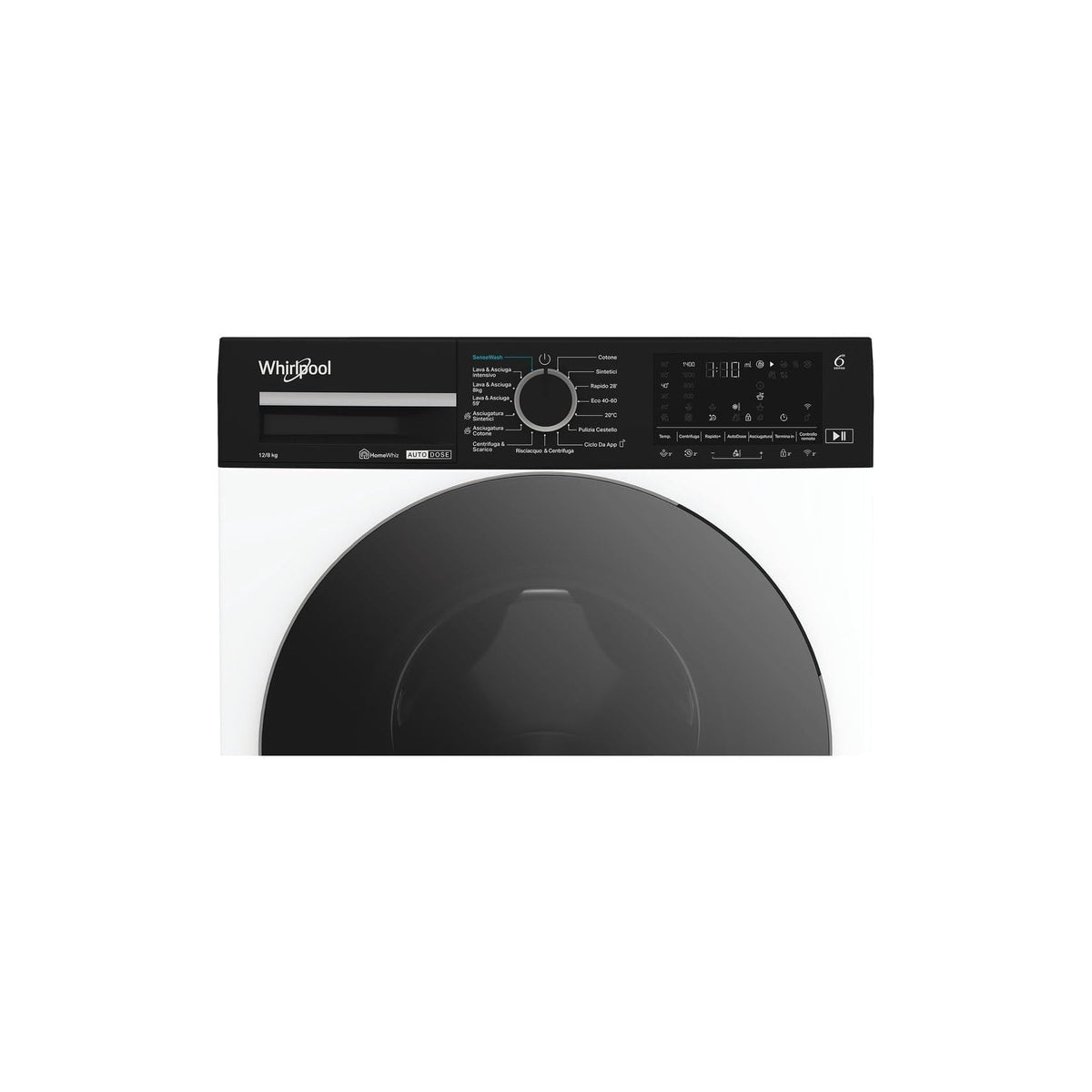 Whirlpool WPD2836WADS-IT Lavasciuga 12/8Kg 1400 giri Vapore Autodose Classe A/D