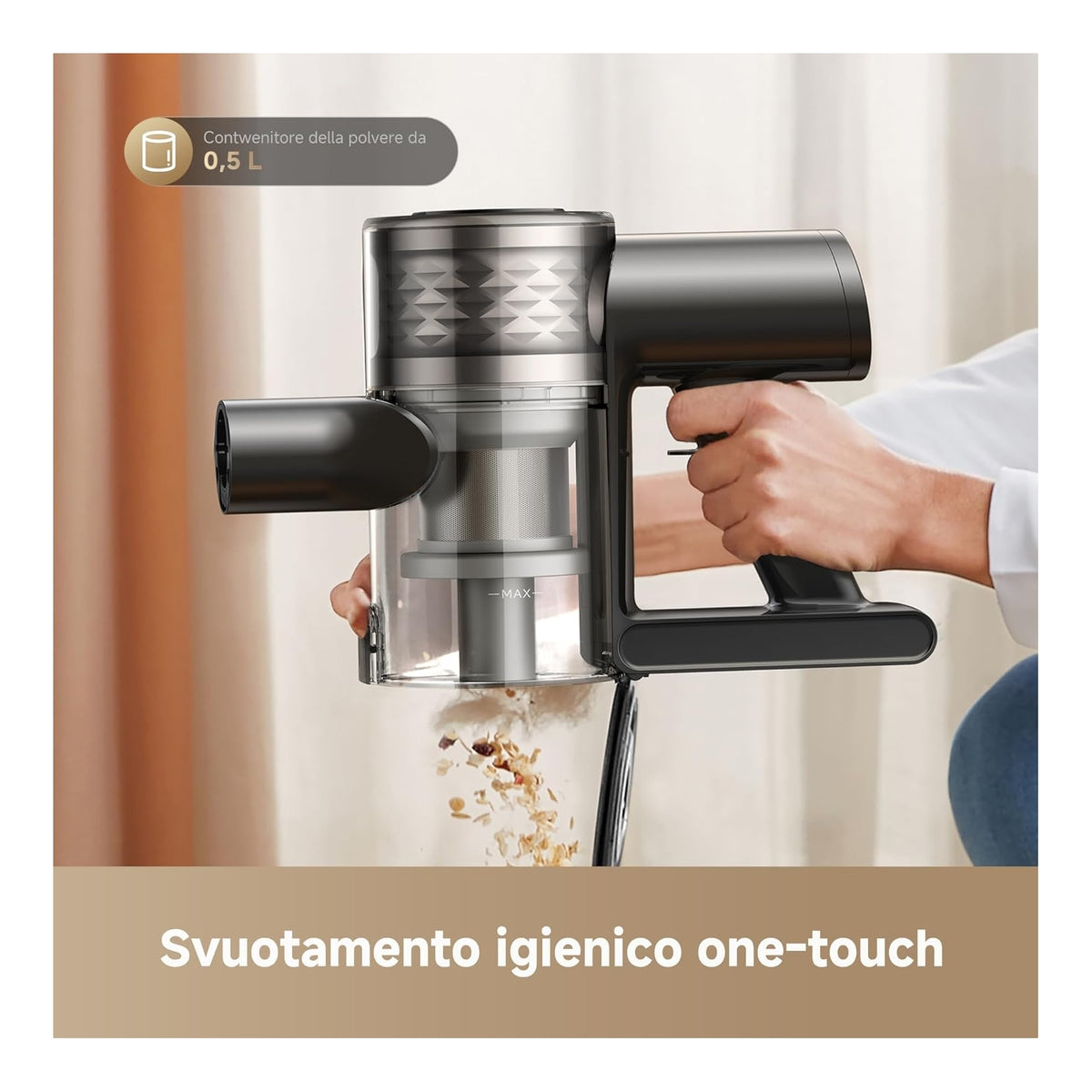 DREAME R10S LITE Scopa elettrica senza Fili con Luce Led