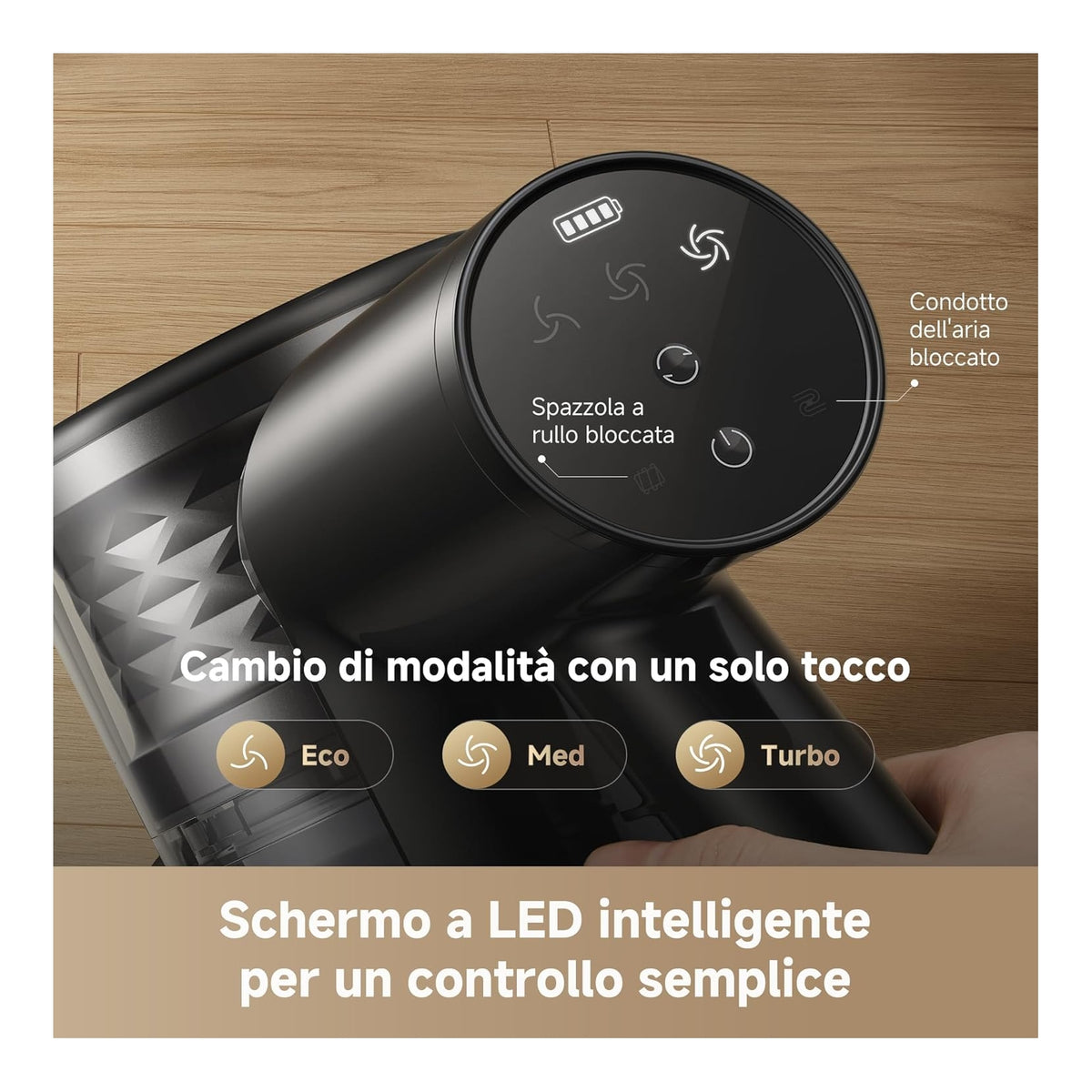 DREAME R10S LITE Scopa elettrica senza Fili con Luce Led