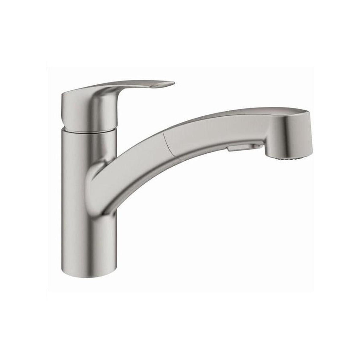 GROHE 30406DC0 Miscelatore monocomando per lavello cucina con doccetta estraibile - Inox