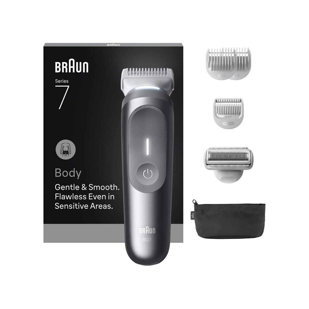 BRAUN BG7550 Raosio total body con Luce