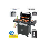 CAMPINGAZ BBQ Series Classic LS Dark Barbecue a gas Gpl con fuoco laterale - 2000032694