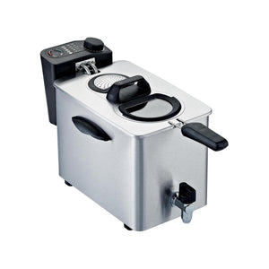 R.G.V FRY4N Friggitrice ad Olio 4Lt, Inox