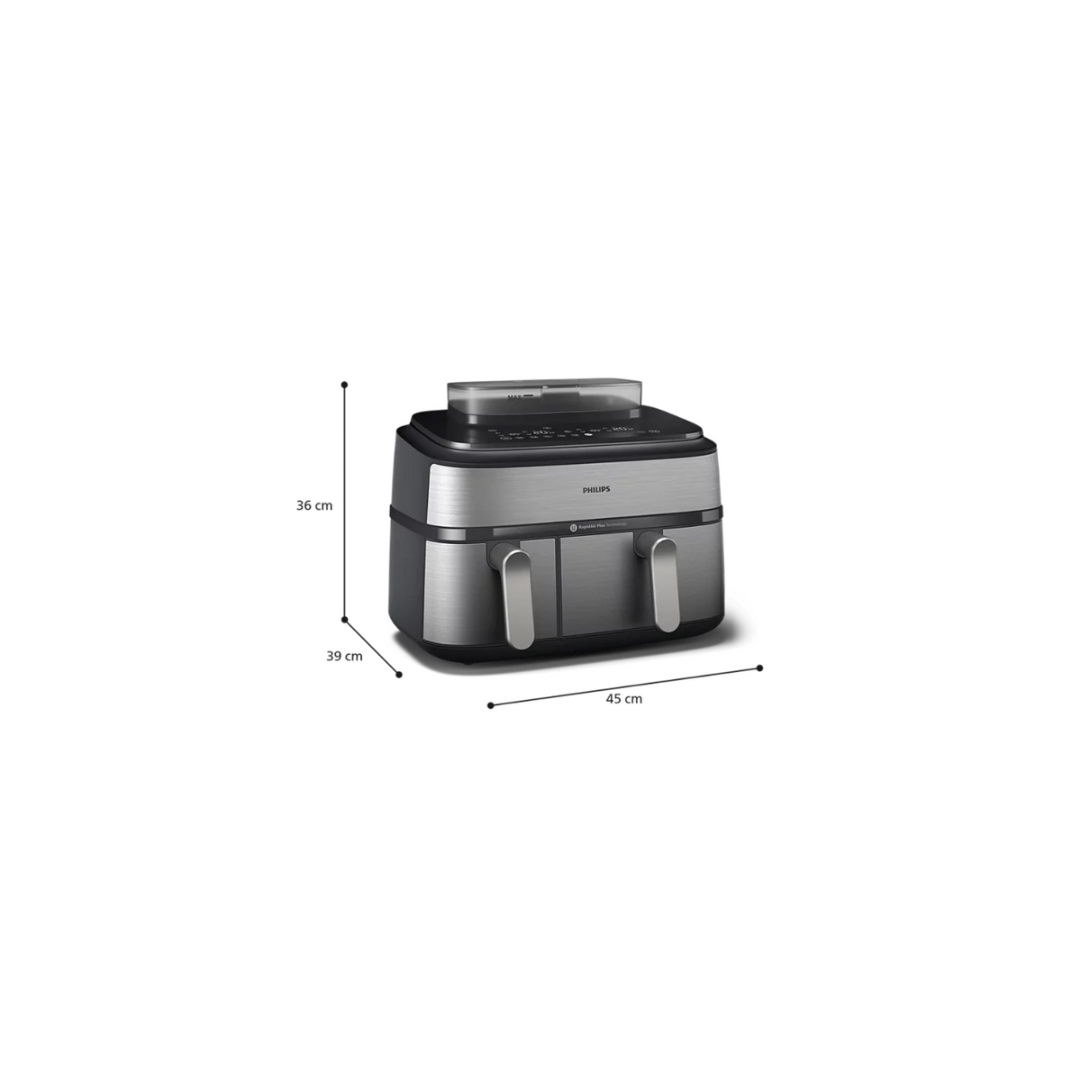 PHILIPS AIRFRYER NA555/00 SERIE 5000 FRIGGITRICE AD ARIA 9LT CON COTTURA A VAPORE