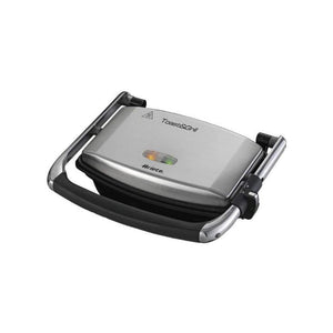 Ariete 1911 Toast & Grill Slim Piastra elettrica antiaderente 1000W - Argento