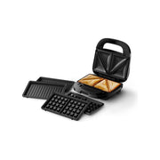 Philips HD2350/80 Tostiera + 3 Piastre per Panini, Sandwich e Waffle
