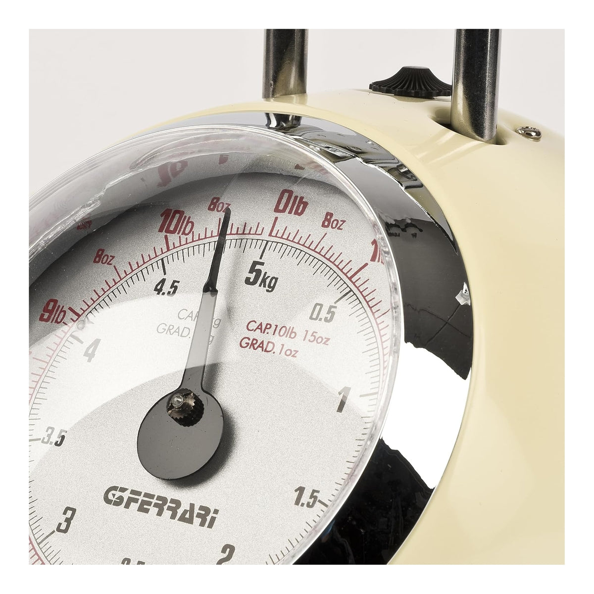 G3 Ferrari G20003 Bilancia meccanica da cucina Aska, 25g/5 kg - Panna