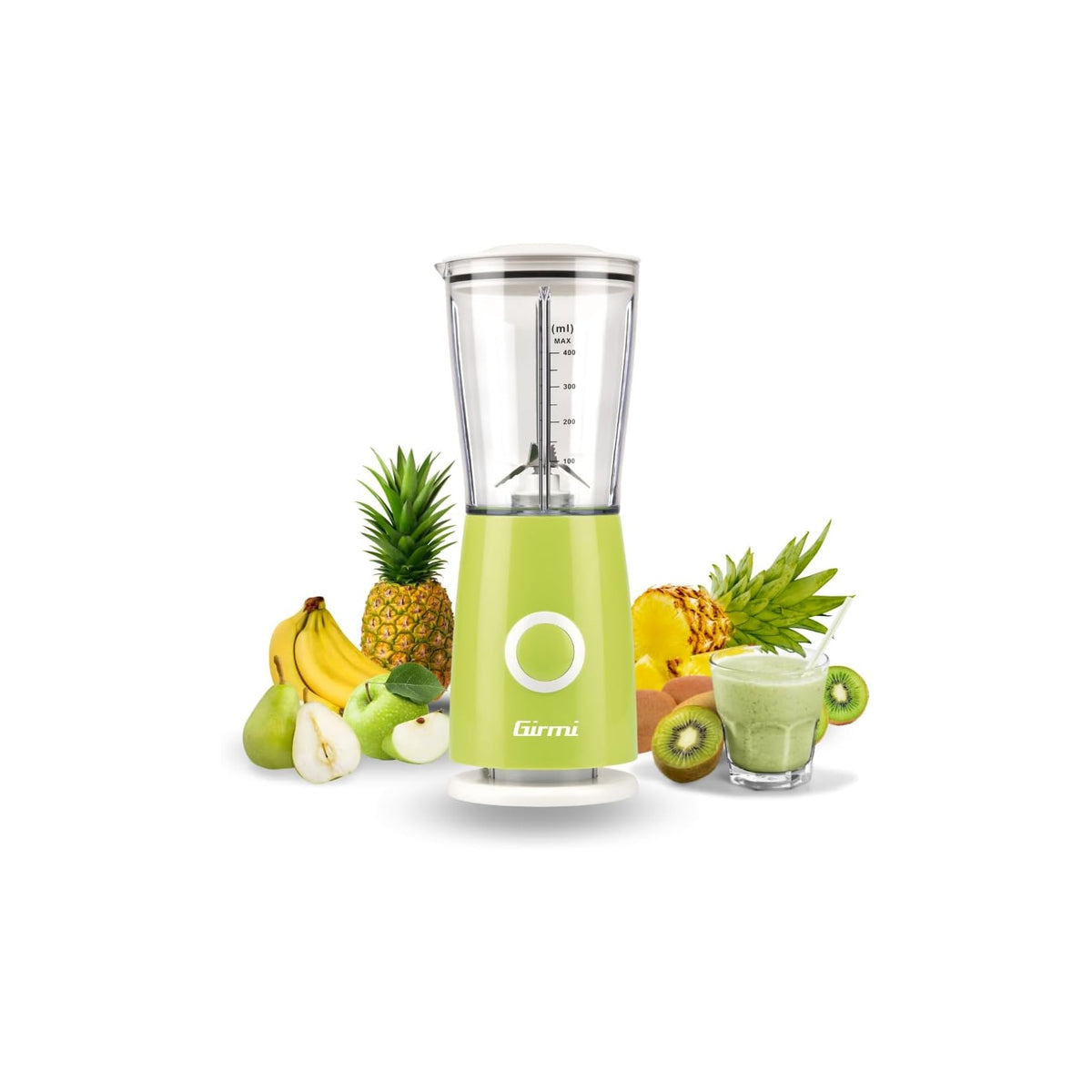 Girmi FR03 Frullatore Elettrico 170w bicchiere graduato 400 ml - Verde