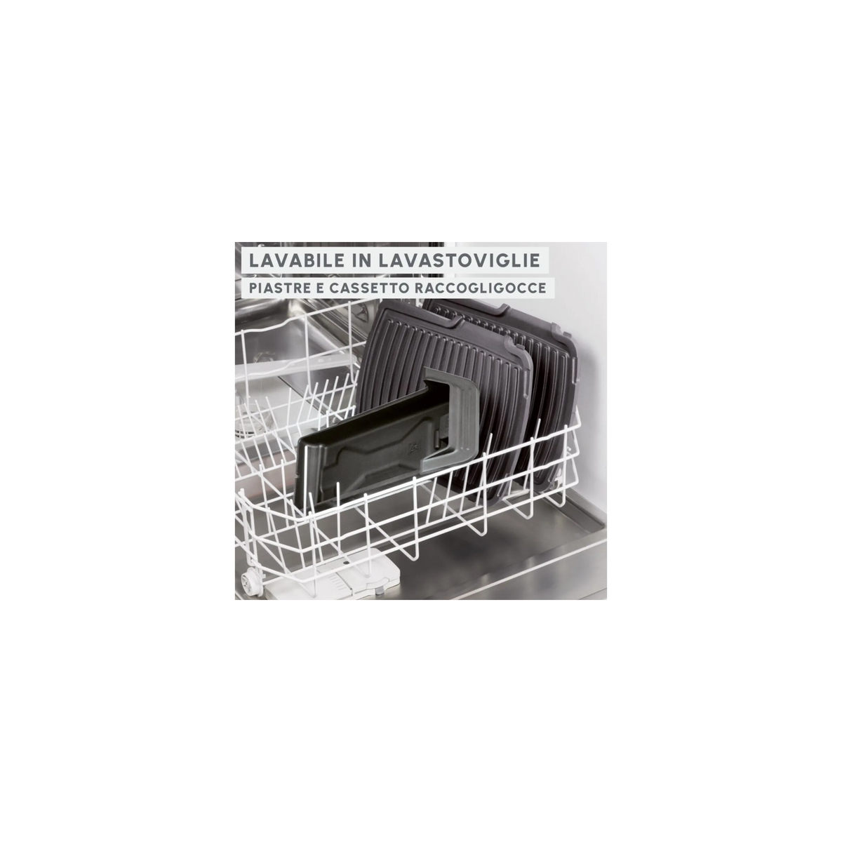 MOULINEX GI3060 BISTECCHIERA ELETTRICA 2000W NERO/SILVER
