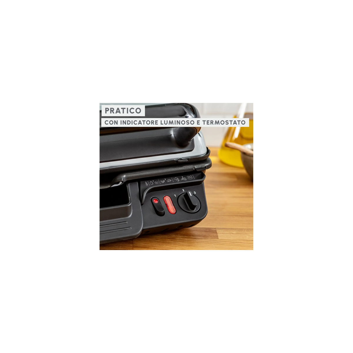 MOULINEX GI3060 BISTECCHIERA ELETTRICA 2000W NERO/SILVER