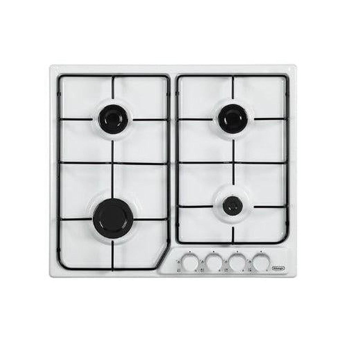 DE LONGHI FFB 46 ASV Piano cottura 60cm 4 fuochi a gas Bianco -  FFB46ASV