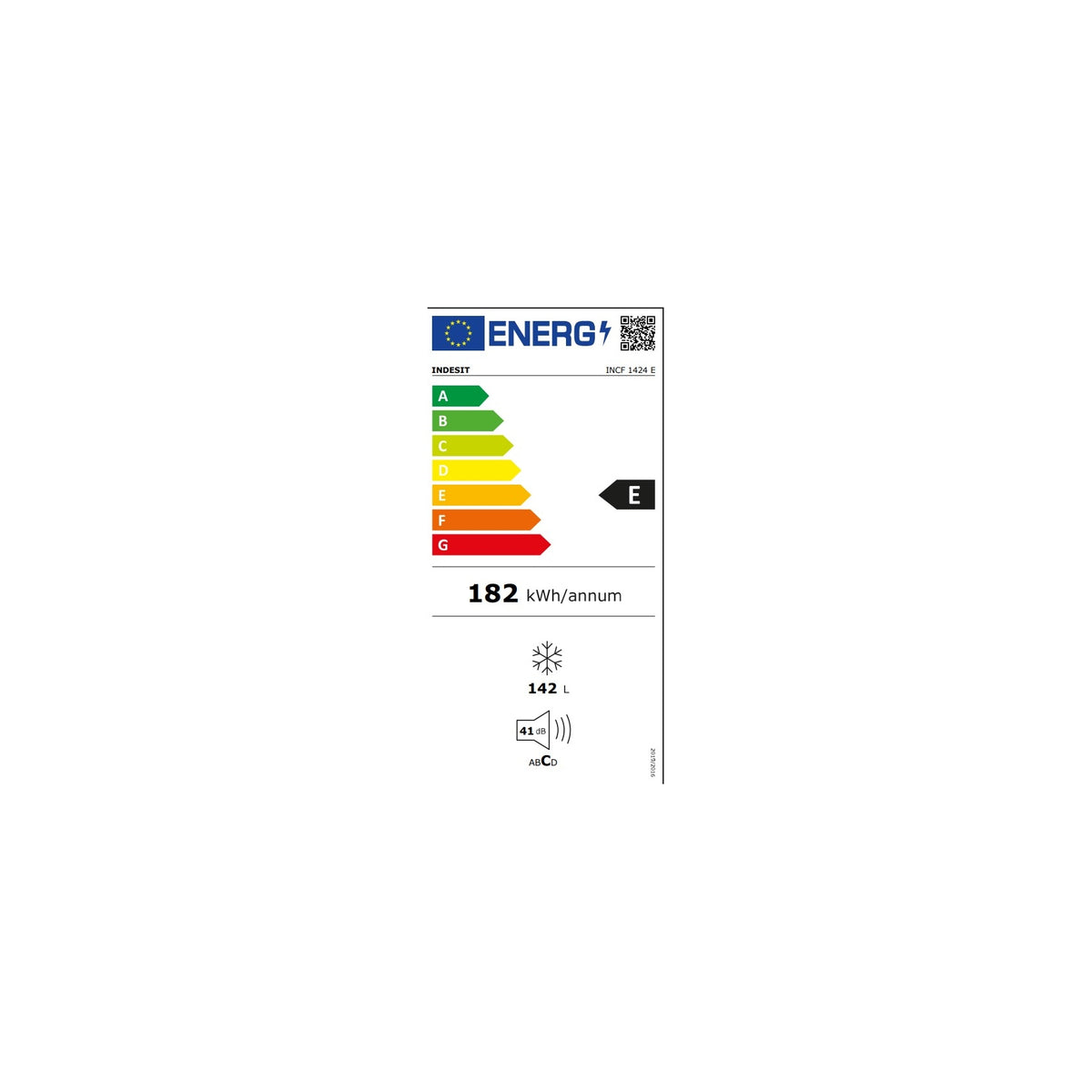 INDESIT INCF 1424 E Congelatore a pozzetto 142Lt Classe E - INCF1424E