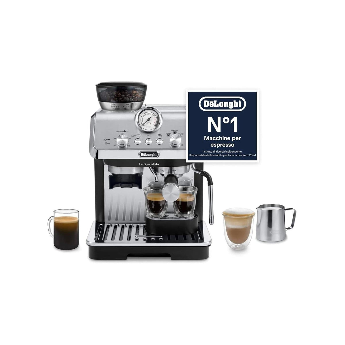 De Longhi LA SPECIALISTA ARTE EC9155.MB Macchina da caffè manuale 8 livelli di macinazione