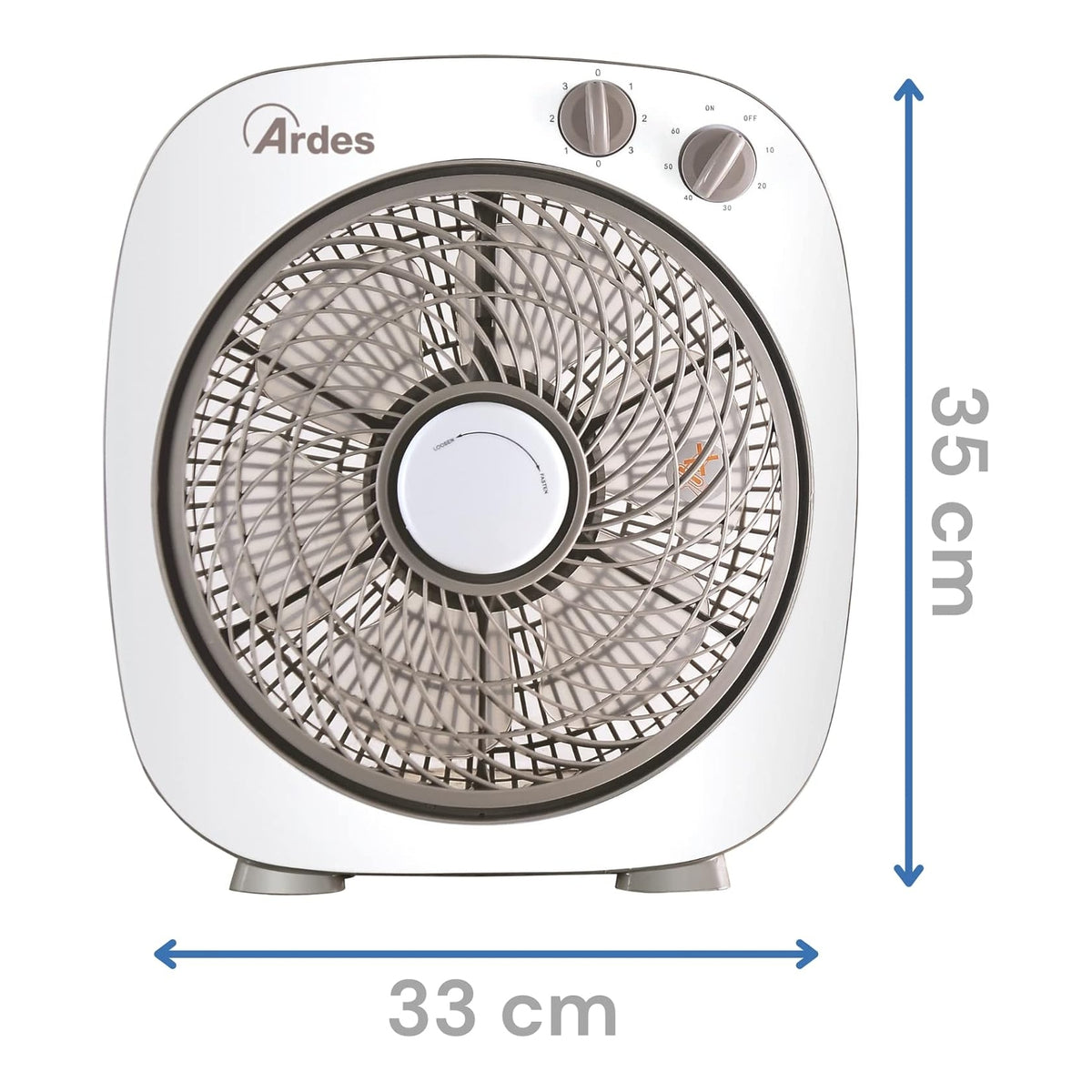 Ardes FLOOR 26 Ventilatore portatile da Pavimento o Tavolo 45W 26cm - ARD5B24