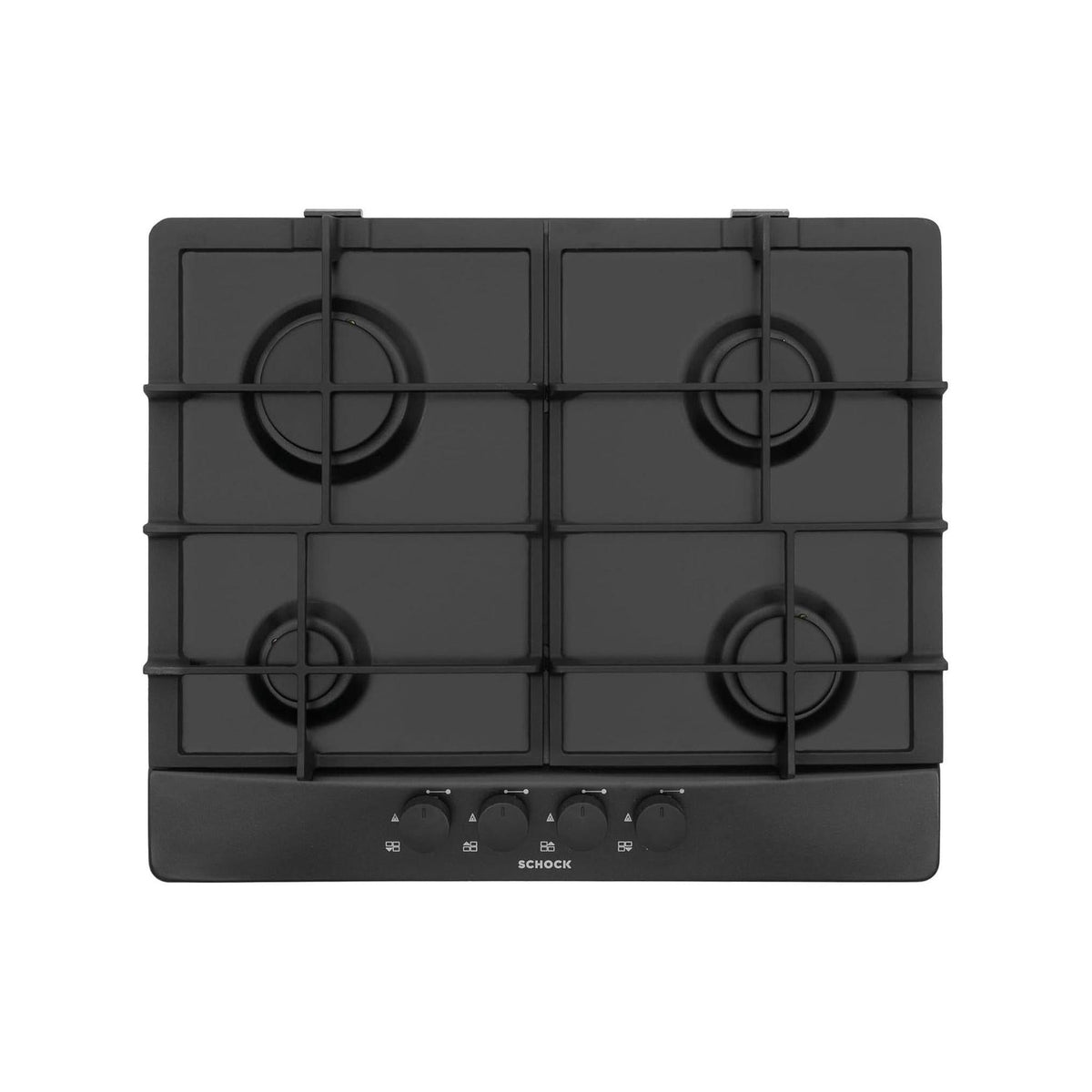 Schock STP64HBK Piano cottura a gas da incasso 60 cm 4 fuochi nero