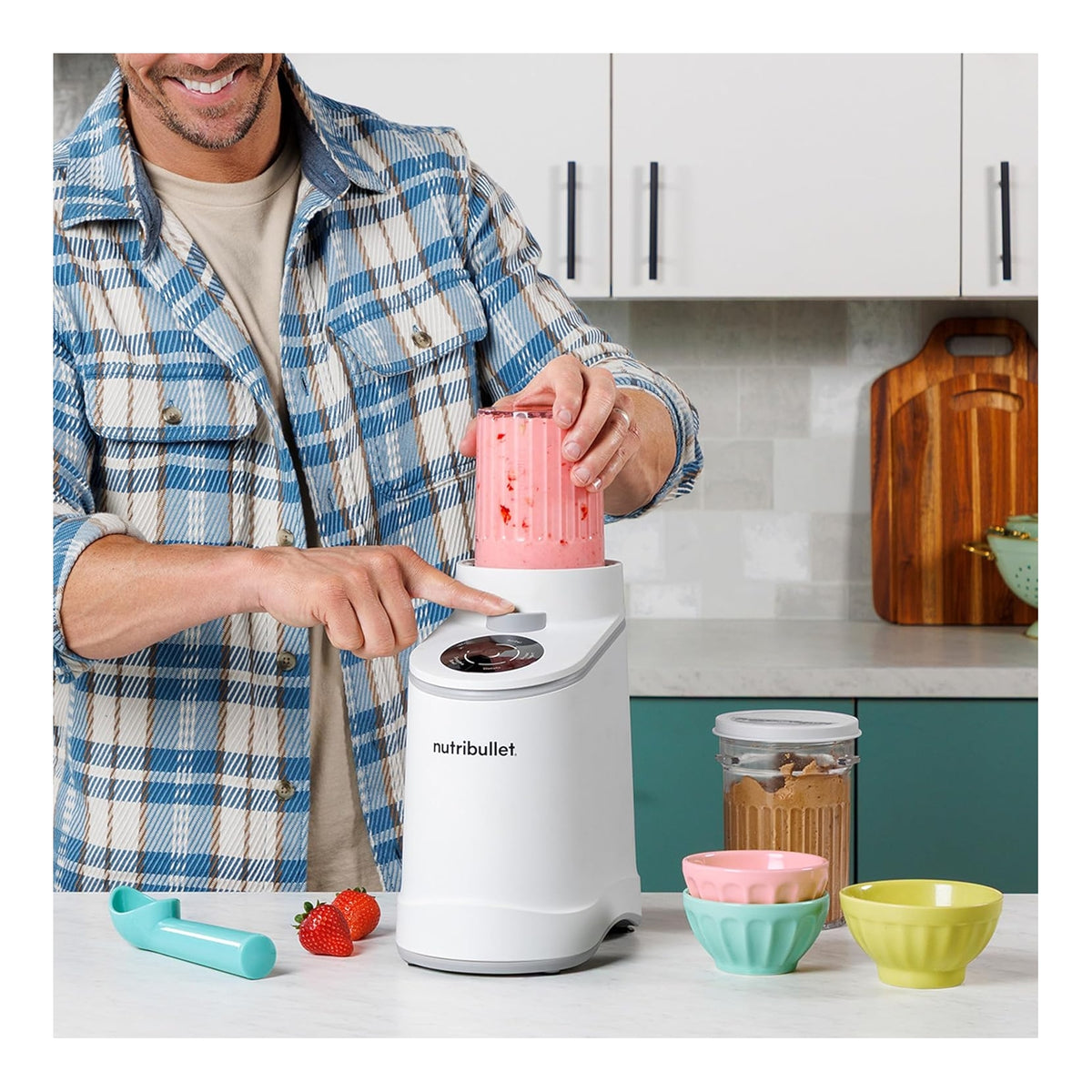 Nutribullet NBD0503W Chill Gelatiera 5 programmi 3 Cestelli
