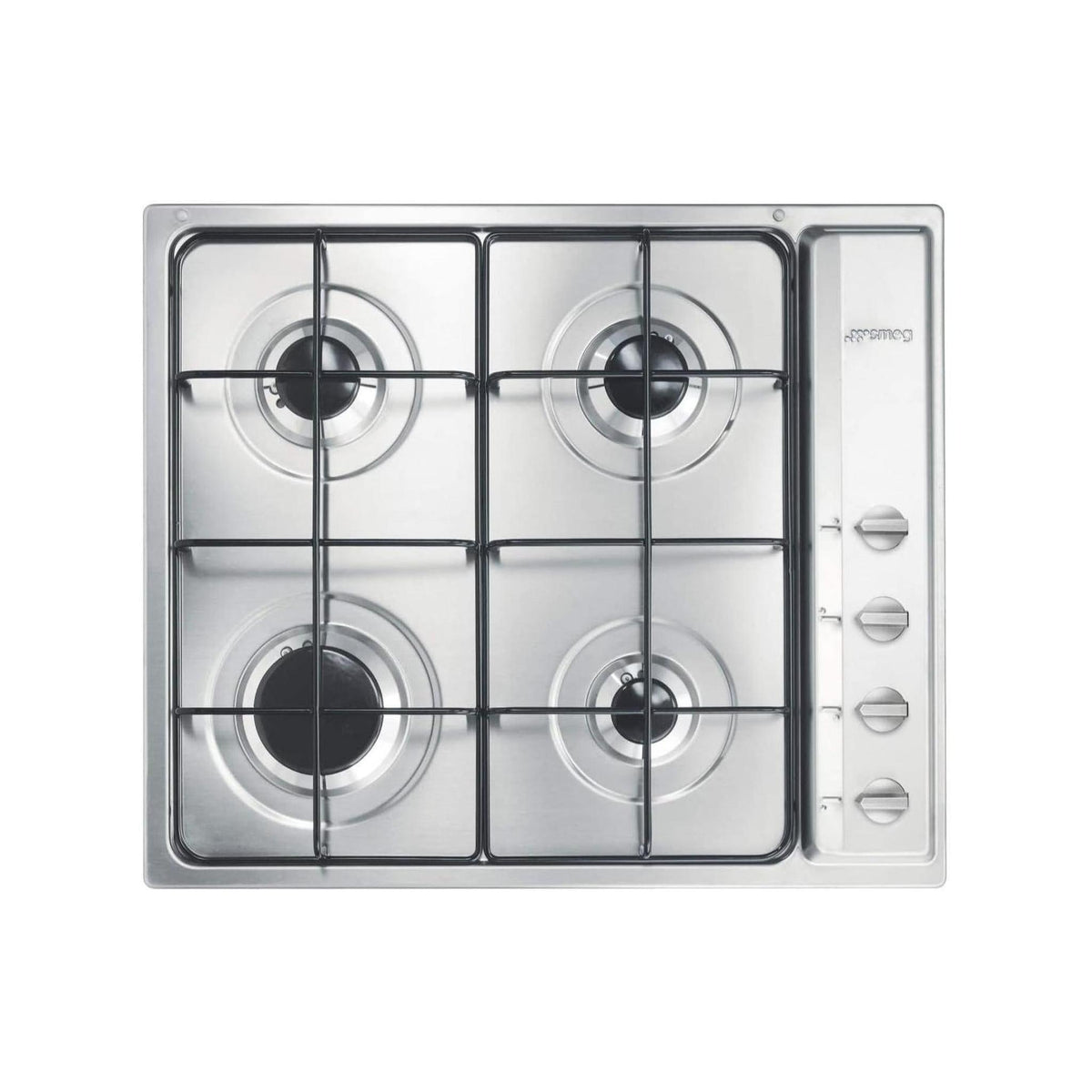 SMEG S64S Piano cottura a gas 4 fuochi - Inox