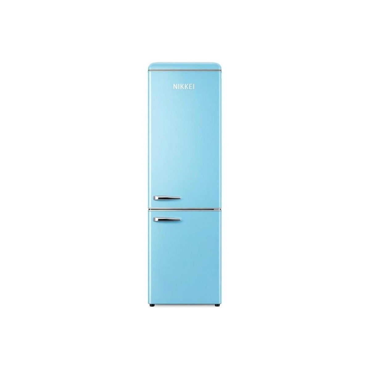 Nikkei GNCBV310LB Frigorifero combinato Retrò 300Lt Ventilato Classe E - Azzurro