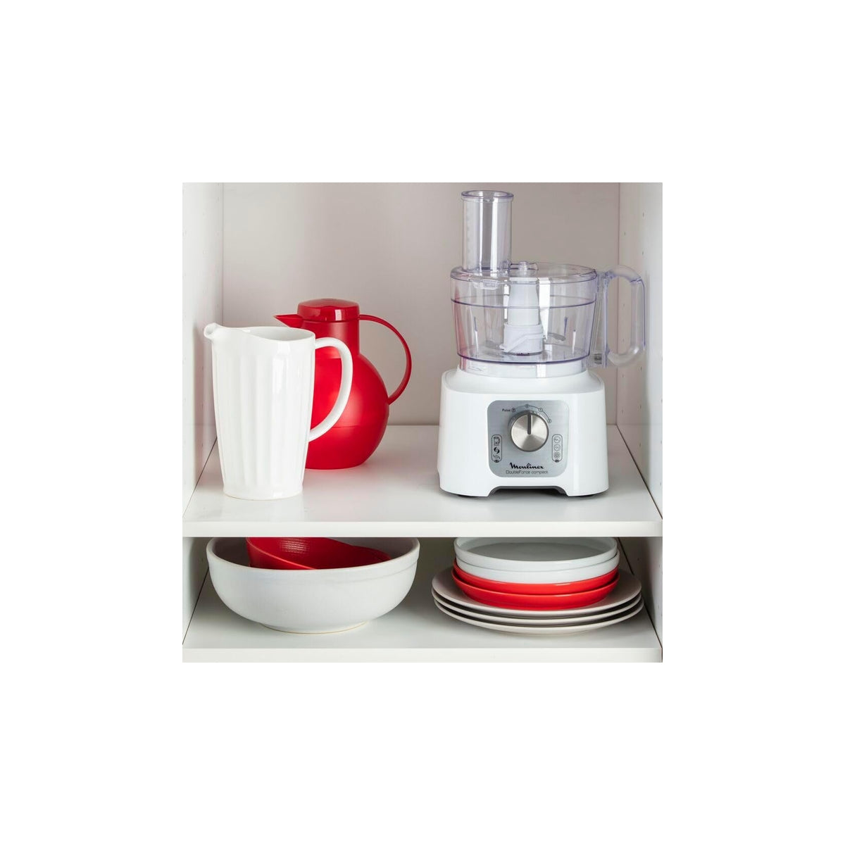 Moulinex FP544111 DoubleForce Compact Robot da cucina Multifunzione 800w