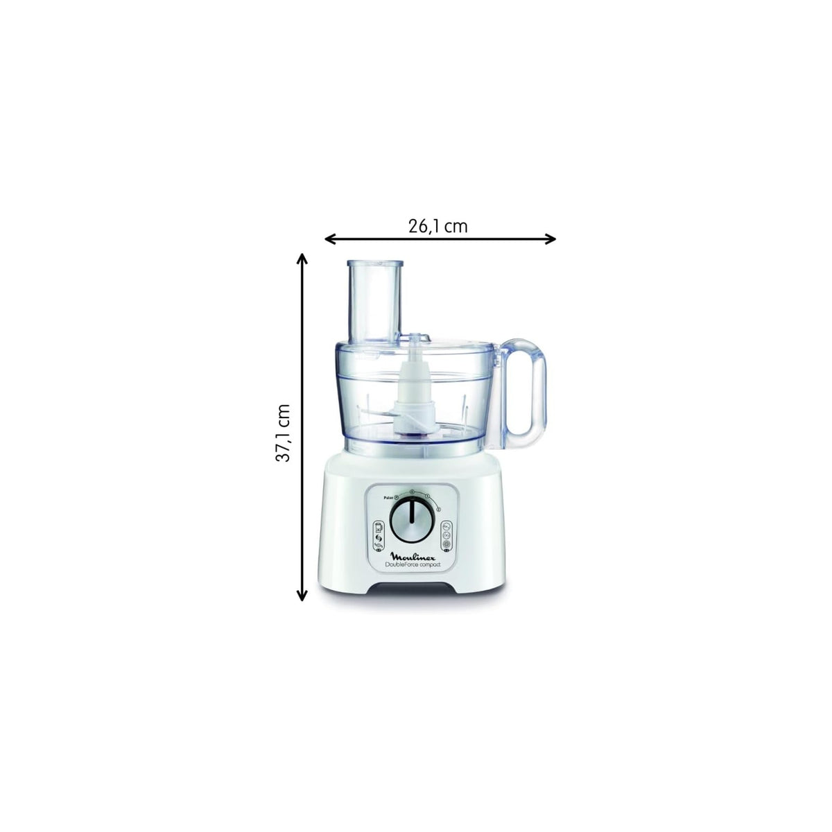 Moulinex FP544111 DoubleForce Compact Robot da cucina Multifunzione 800w