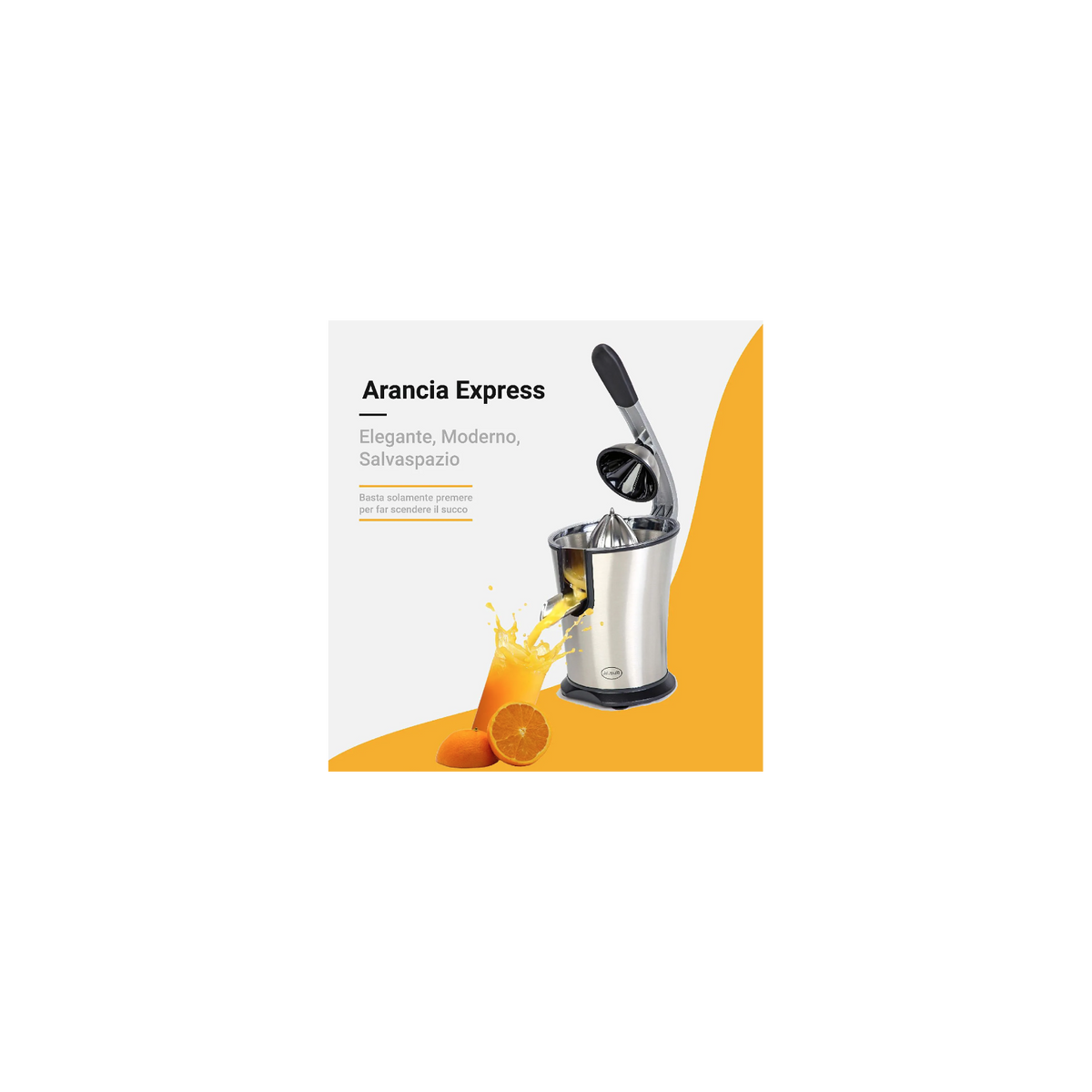 RGV ARX01 Arancia Express Spremiagrumi elettrico con leva 160W - INOX