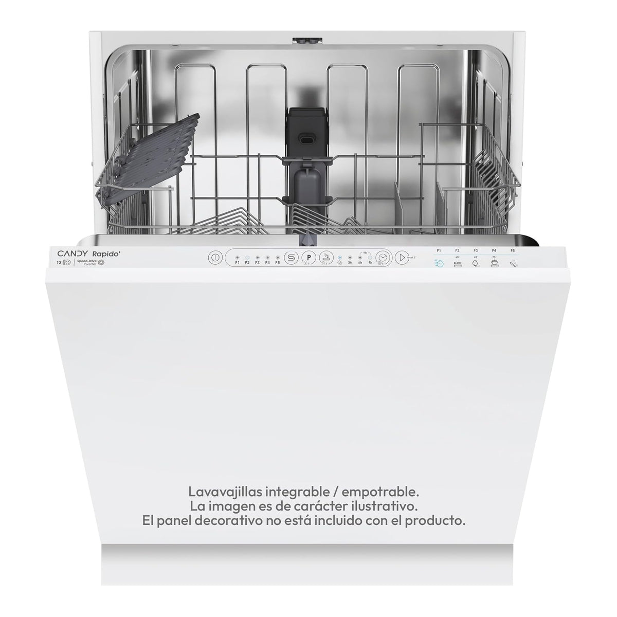 CANDY CI 3E53E0W LAVASTOVIGLIE DA INCASSO A SCOMPARSA TOTALE 13 COPERTI INVERTER CLASSE E - CI3E53E0W