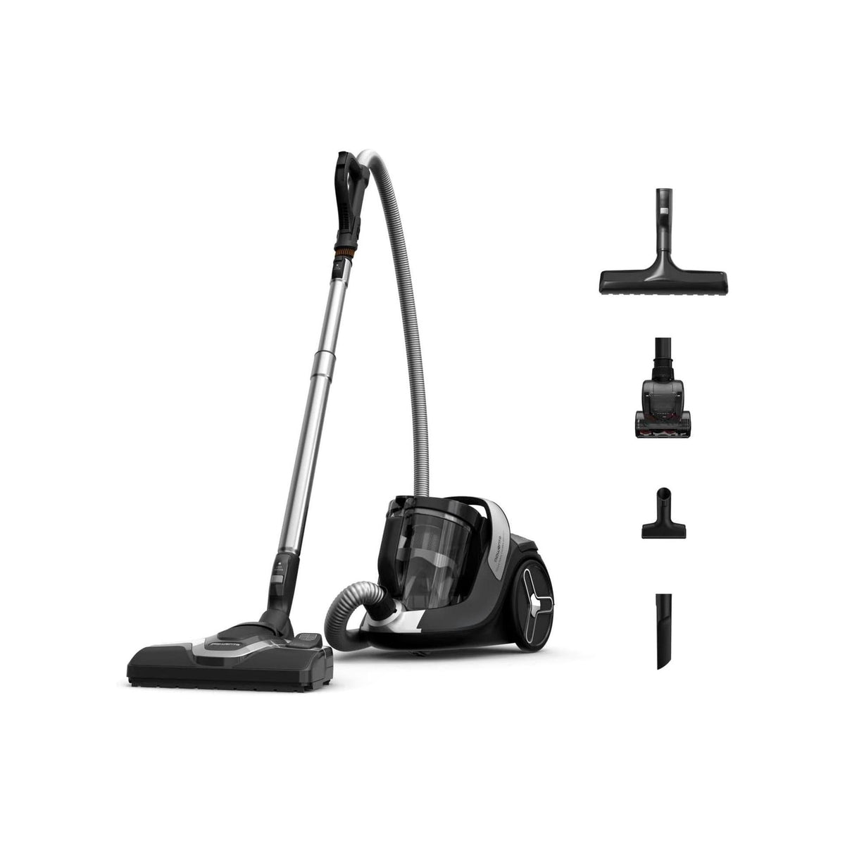 Rowenta Green Force Cyclonic Effitech+ Aspirapolvere a traino senza Sacco capacità 2,5 Lt silenzioso - RO7C66