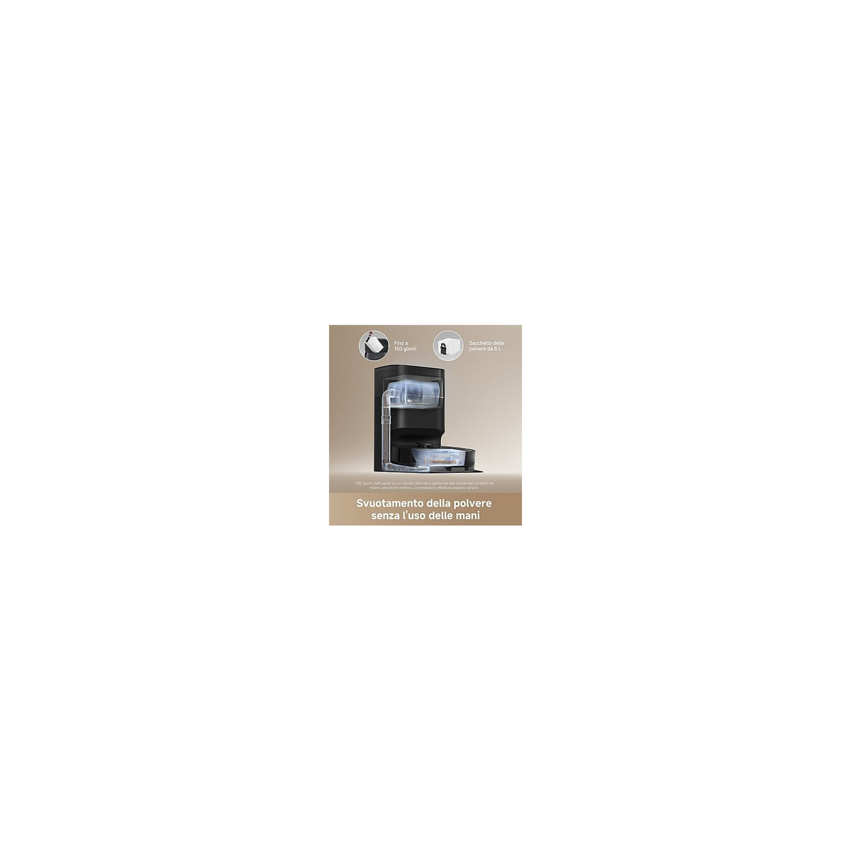 Dreame D20 PRO PLUS ROBOT LAVA/ASPIRA con base autosvuotante WIFI colore nero - D20PROPLUSBK