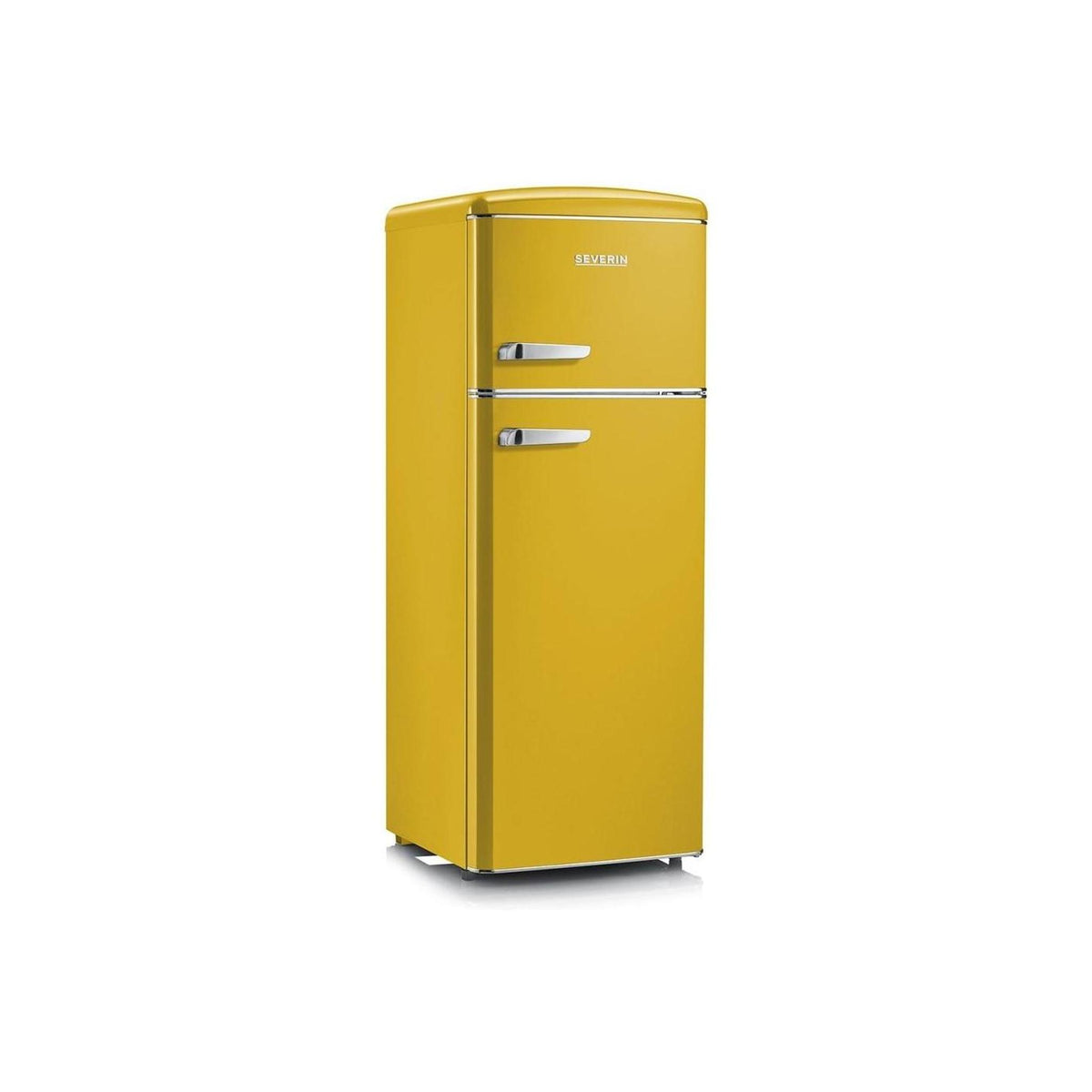 SEVERIN RKG 8963 FRIGORIFERO DOPPIA PORTA LINEA RETRO' 208 LT CLASSE E COLORE GIALLO