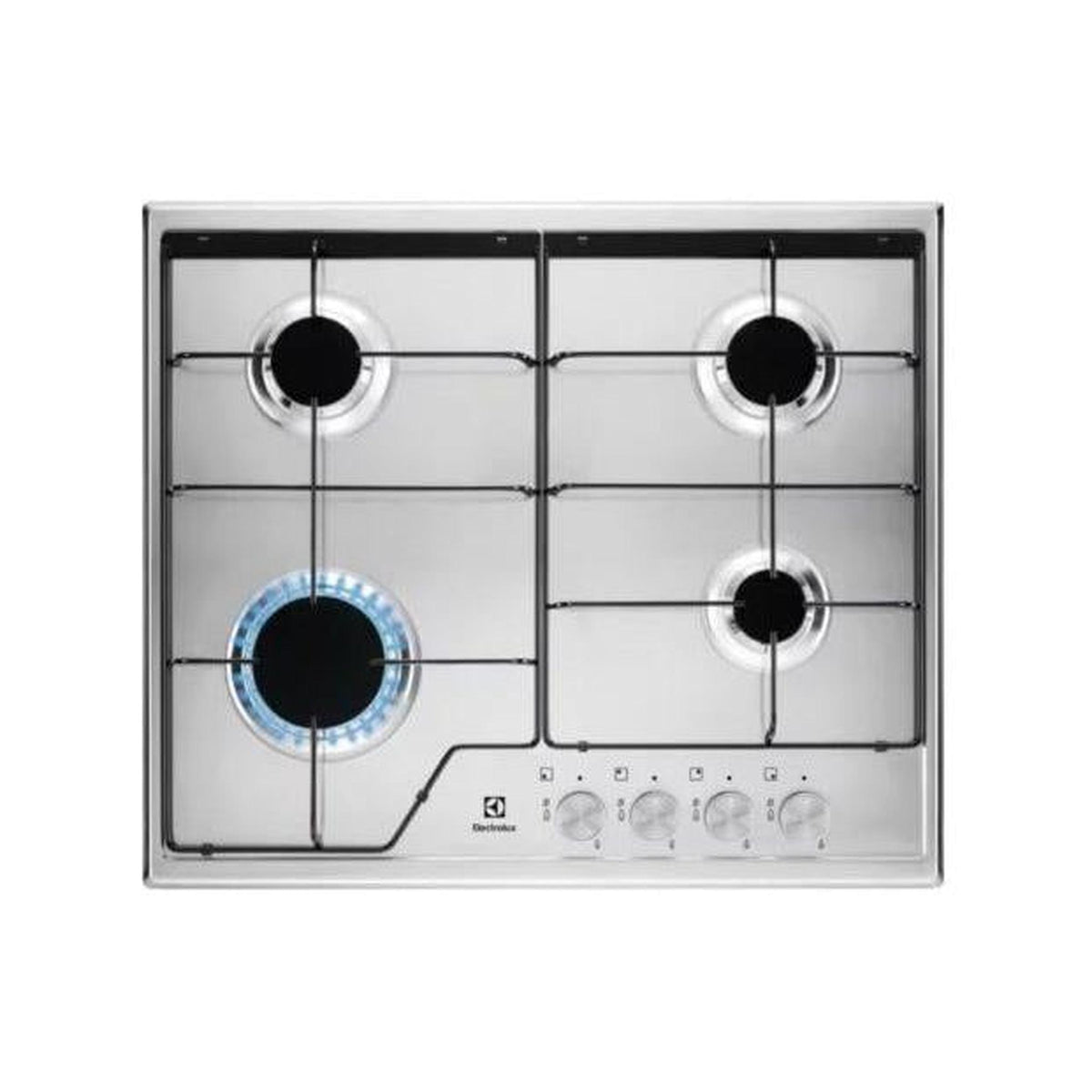 ELECTROLUX KGS6424SX PIANO COTTURA DA 60CM 4 FUOCHI A GAS COLORE INOX - PROMO