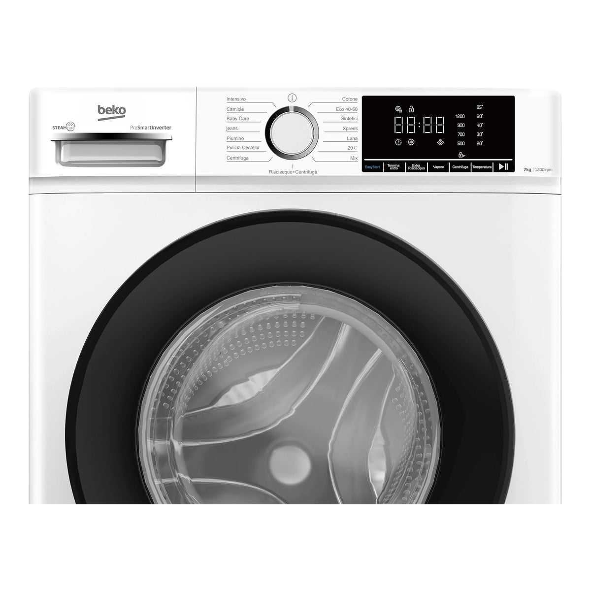 Beko BMX7126DB Lavatrice slim 48cm 7Kg 1200 giri Classe A