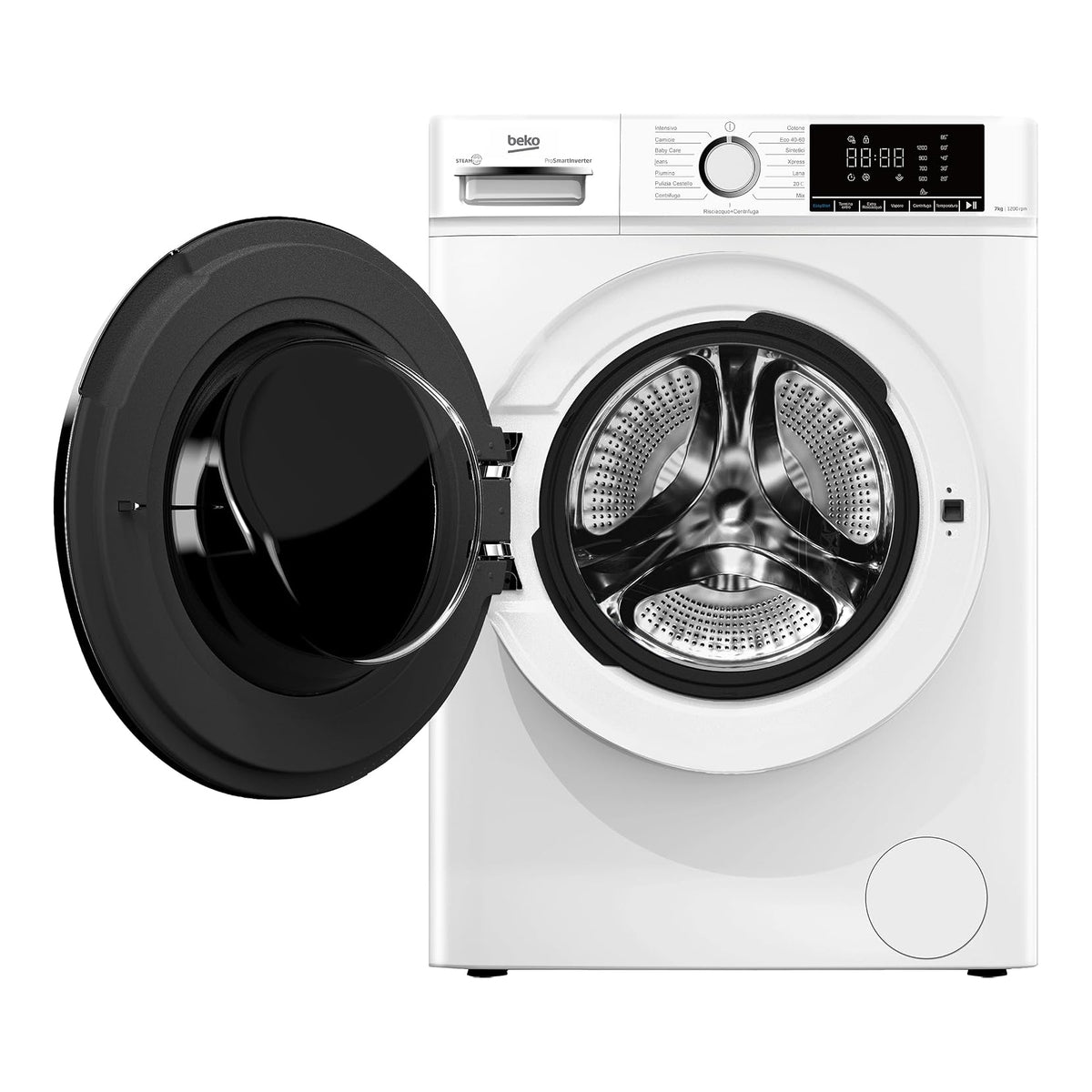 Beko BMX7126DB Lavatrice slim 48cm 7Kg 1200 giri Classe A