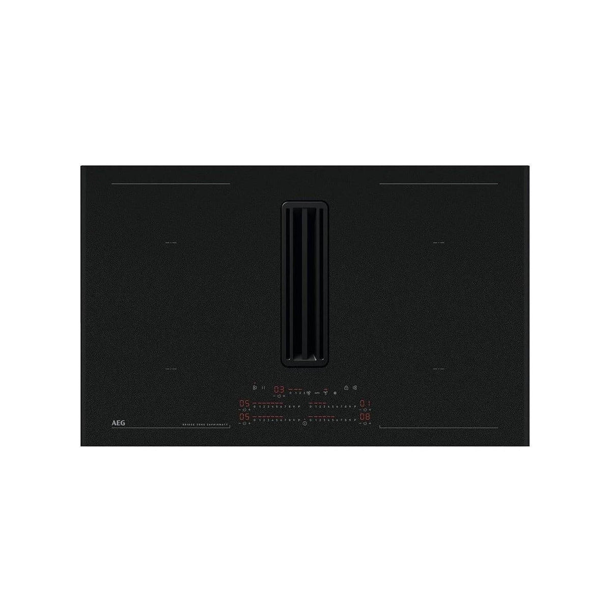 Aeg NCP84C01AZ Piano cottura ad induzione con cappa integrata versione filtrante 83 cm - Finitura opaca