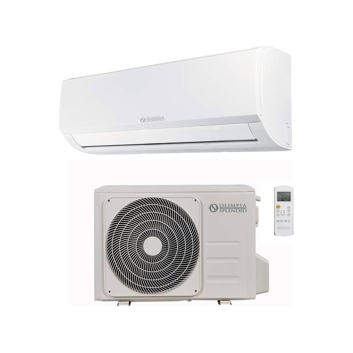 OLIMPIA SPLENDID ARYAL S1 E INVERTER 18 KIT CLIMATIZZATORE MONOSPLIT 18000 BTU GAS R32