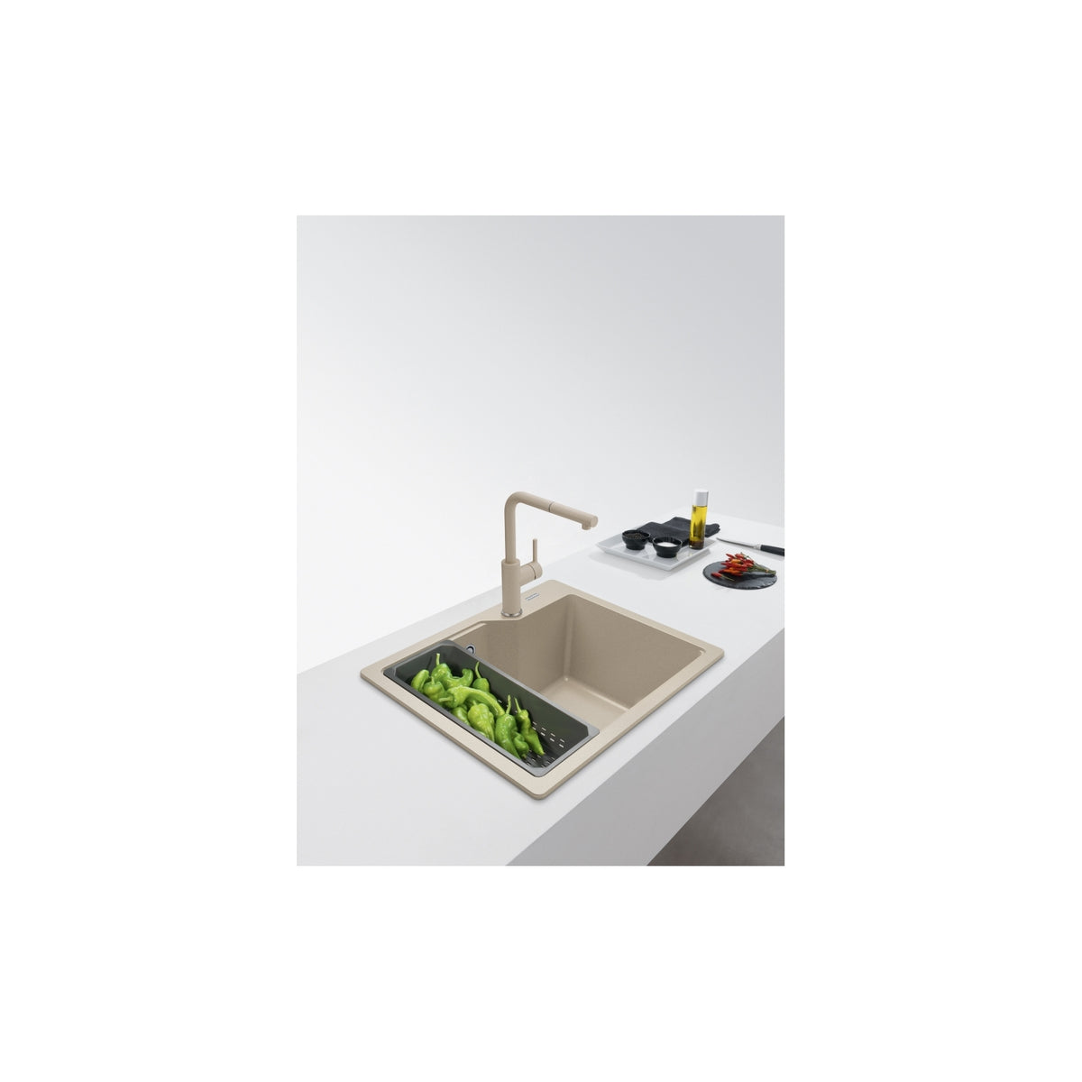 Franke Urban 2.0 L 115.0755.392 Miscelatore cucina con Doccetta Estraibile Sahara