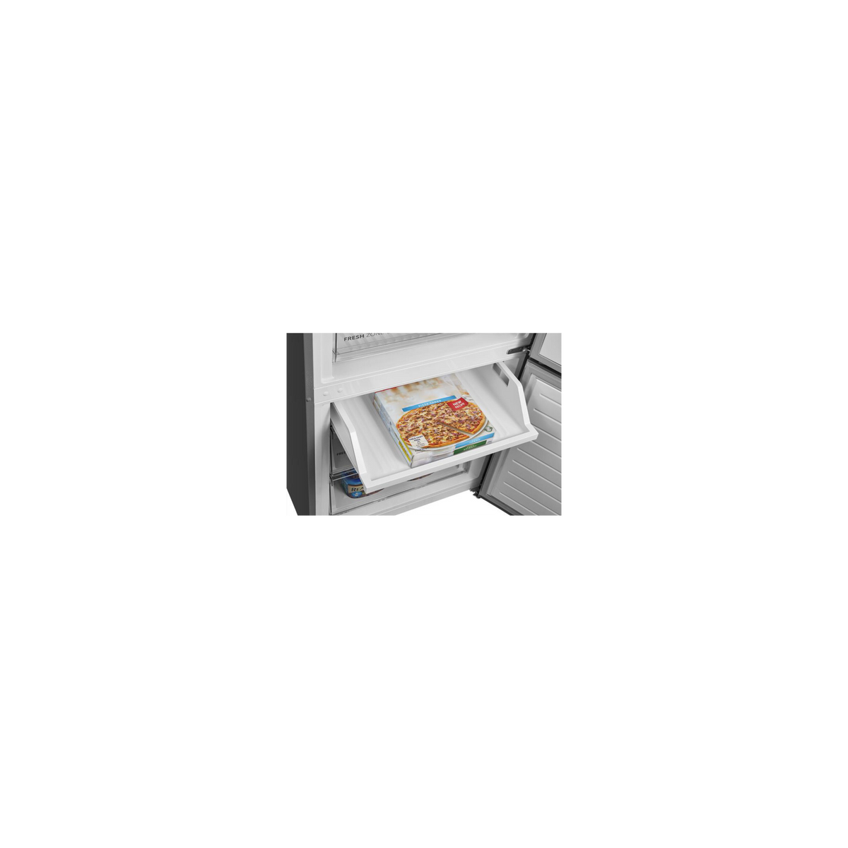 Midea MDRB593FGE46 Frigorifero Combinato 435L Total No Frost Classe E Inox