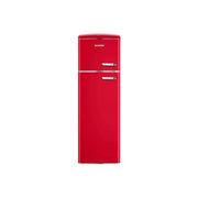 Severin RKG 8986 Frigorifero Doppia Porta Retrò 246Lt Cerniere a Sinistra Rosso
