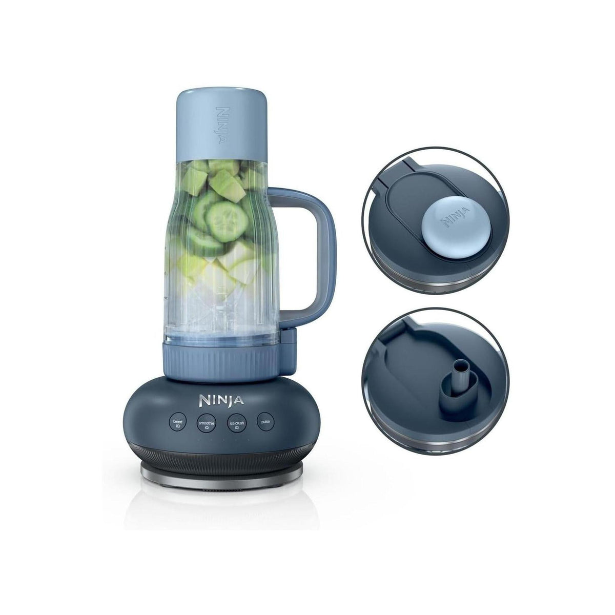 NINJA BlendBOSS DB351EUCY Frullatore compatto con borraccia