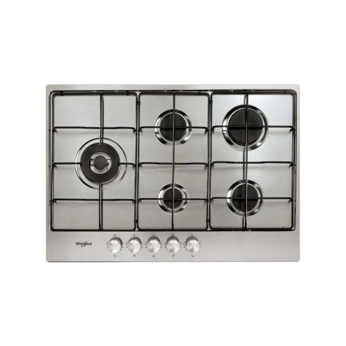 WHIRLPOOL KGML 751 IX Piano cottura 75cm 5 fuochi a gas Inox - KGML751IX