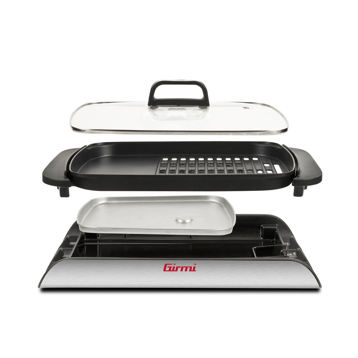 Girmi BQ91 Griglia barbecue elettrica 2000W con coperchio