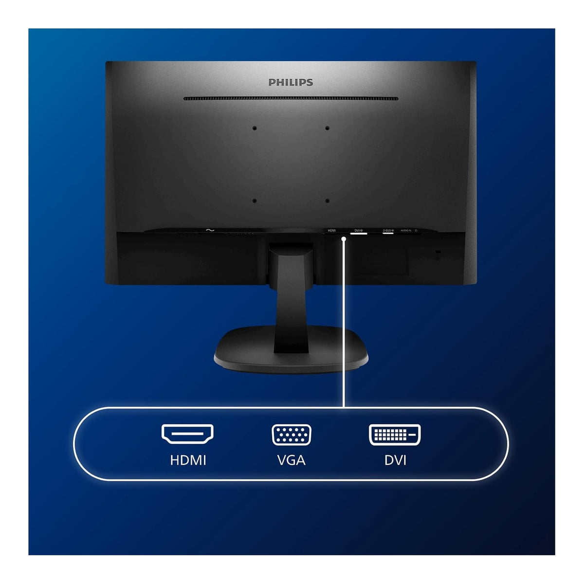 PHILIPS 273V7QDSB/00 Monitor Led 27'' Full HD HDMI - DVI-D - VGA