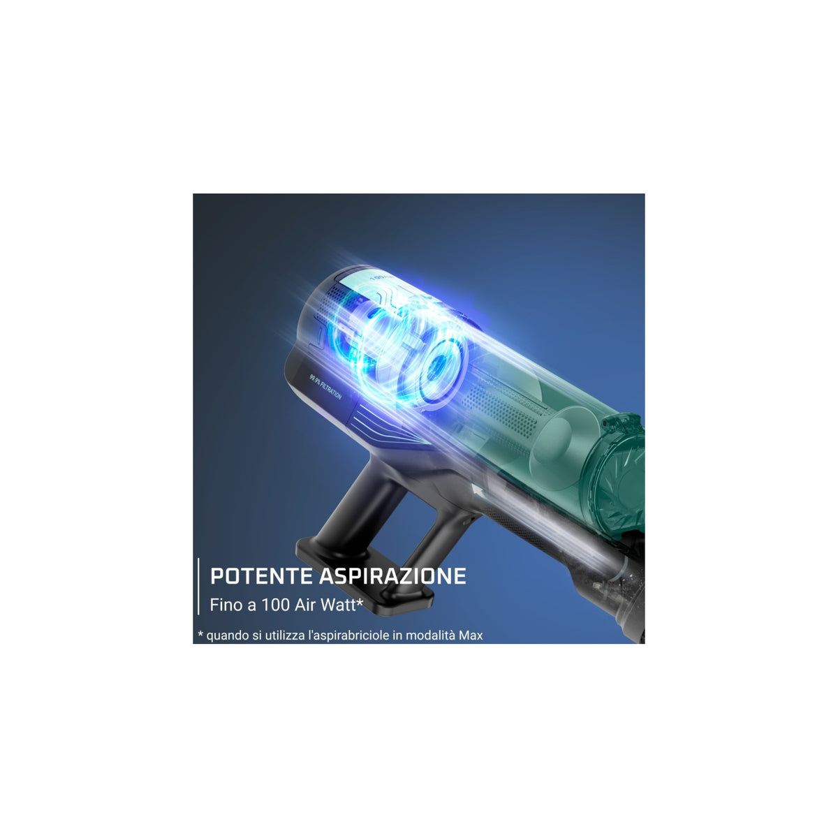 Rowenta RH1833E0 X-Force 8.80 Aspirapolvere Senza Filo Pulizia Potente 100AW