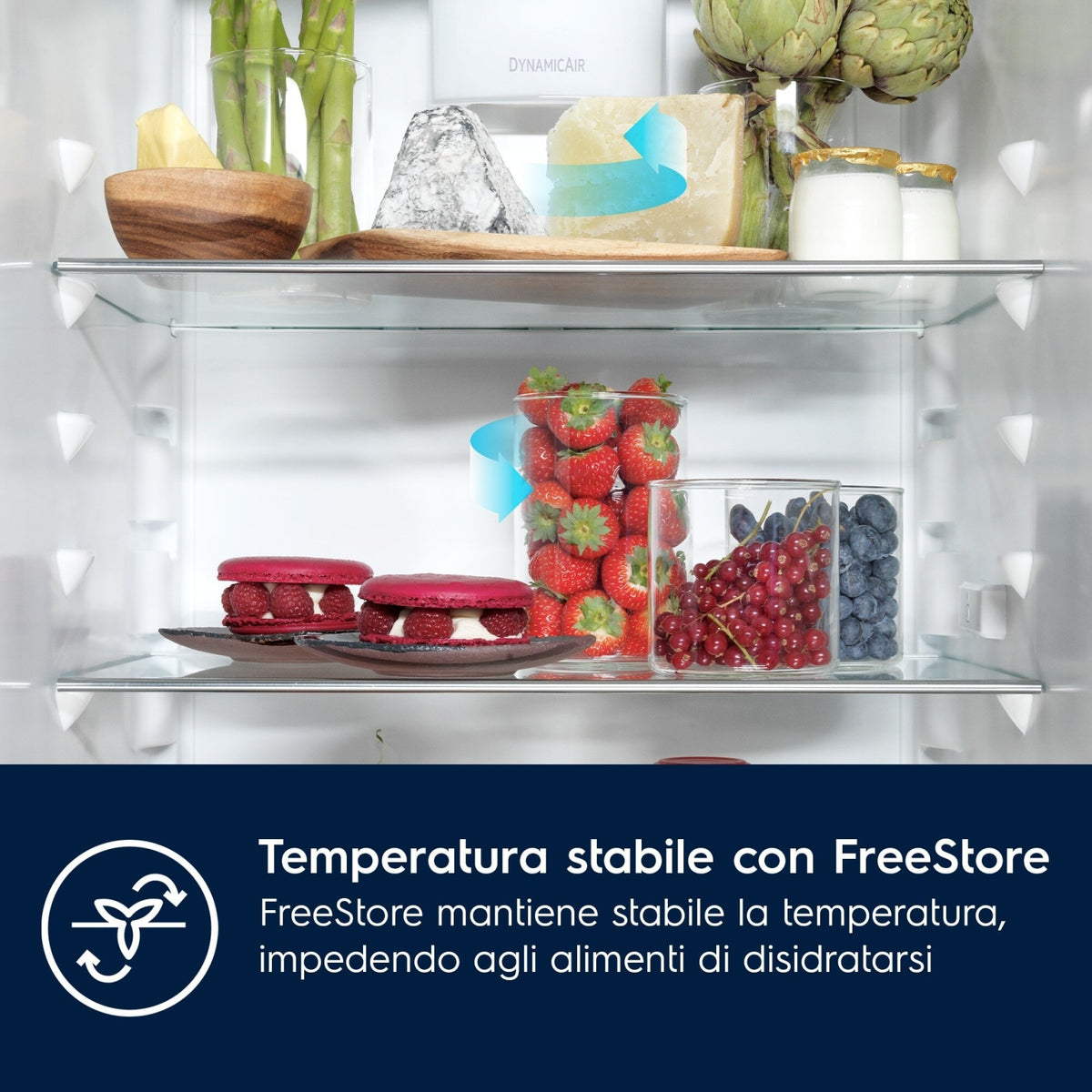 Electrolux ENA7TE75S Frigorifero Combinato Incasso 375L Total No Frost Classe E