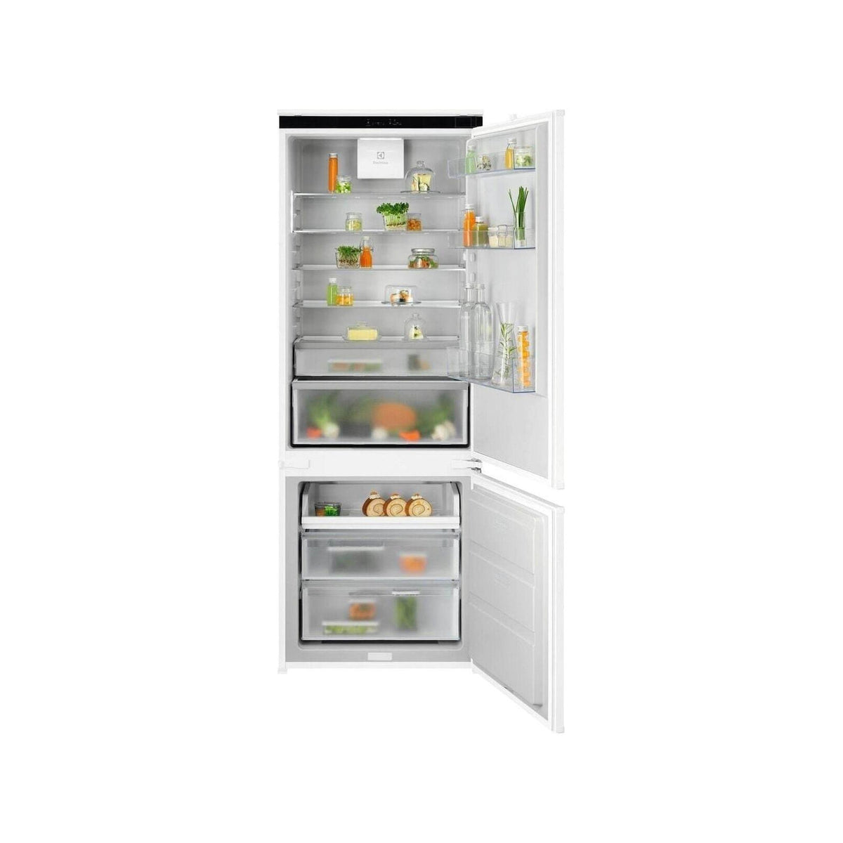 Electrolux ENA7TE75S Frigorifero Combinato Incasso 375L Total No Frost Classe E