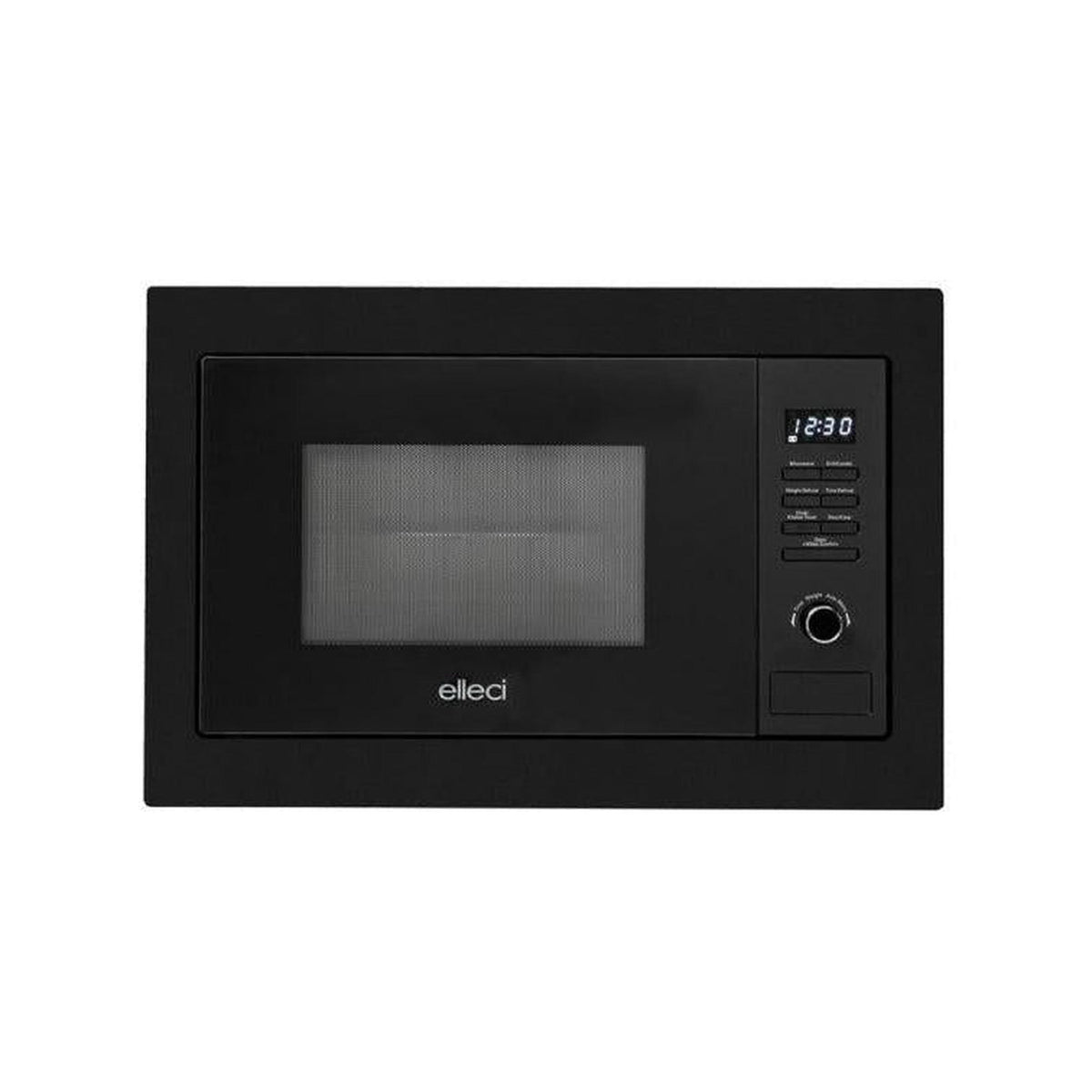 Elleci FGSP28140WS Microonde da Incasso Plano MW G40 28L Grill Nero
