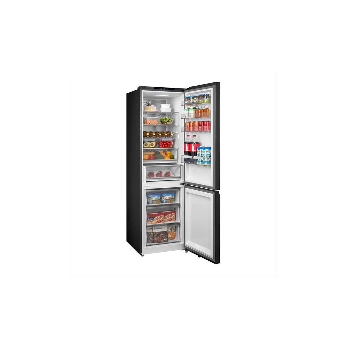 Midea MDRB541EIA45 Frigorifero Combinato 400L Total No Frost Classe A Inox