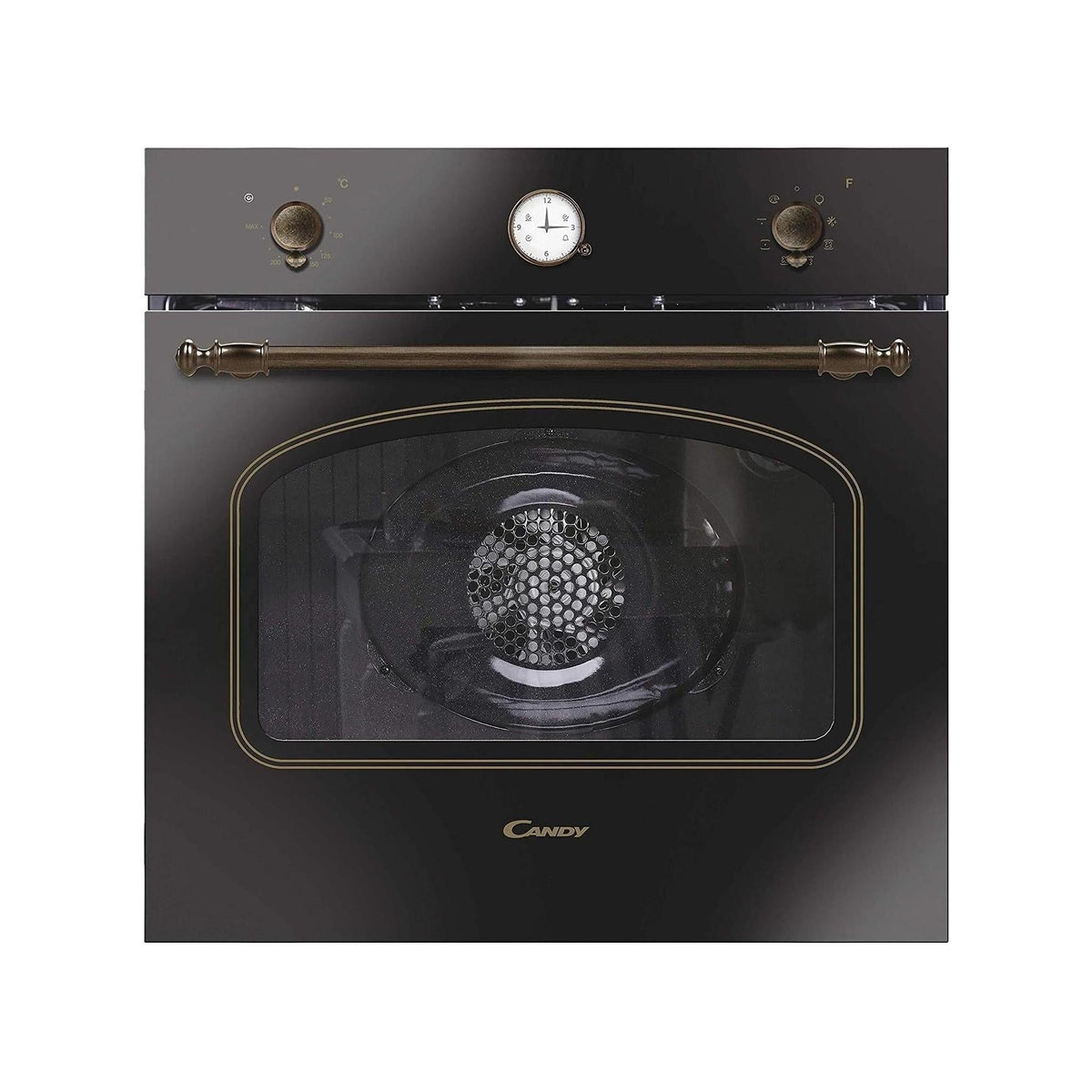 CANDY FCC604GH/E FORNO ELETTRICO DA INCASSO MULTIFUNZIONE 60CM 65 LITRI CLASSE A+ STILE RUSTICO ANTRACITE